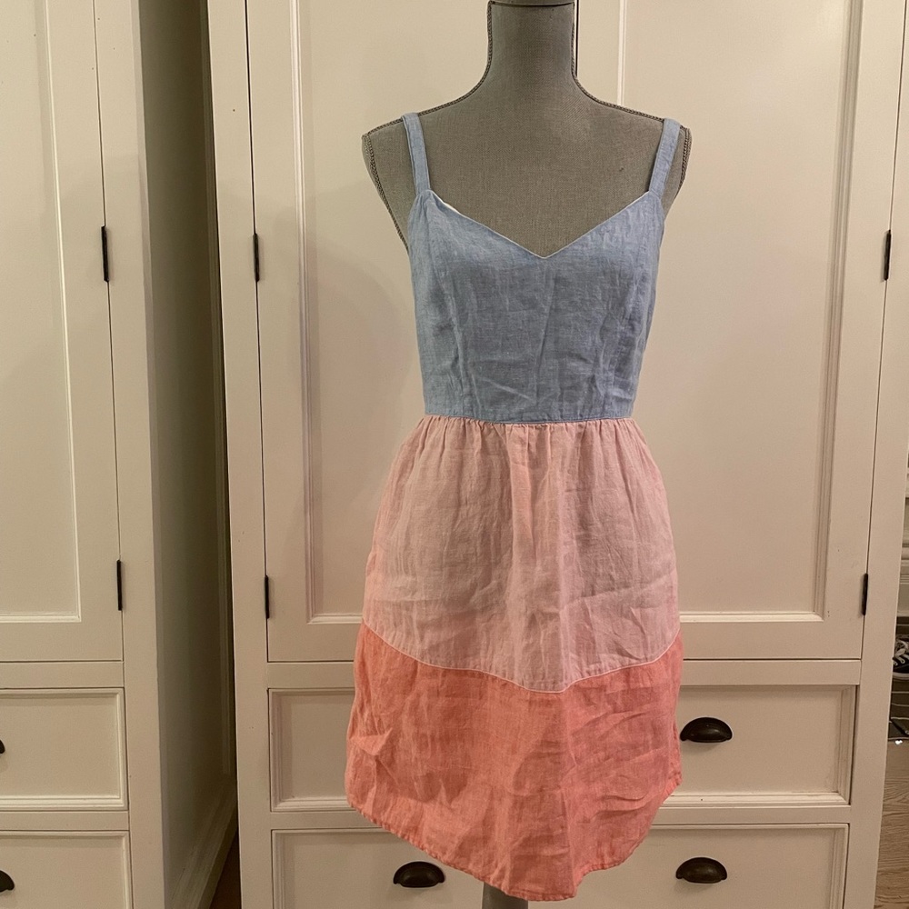 Cynthia Rowley linen dress with pockets - size medium (like a street size 6)